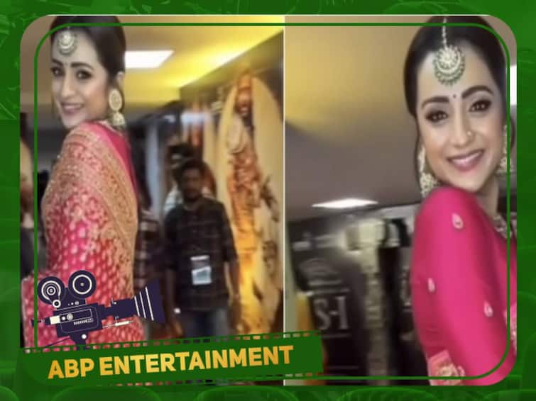 Trisha krishnan saree impressed everyone in PS 1 trailer launch PS1 Trisha : வைரலாகும் த்ரிஷா புடவை.. இந்த பனாரஸ் புடவையின் சிறப்பு தெரியுமா? 