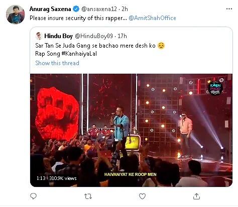 Watch : ਰੈਪਰ ਈਪੀਆਰ ਅਈਅਰ ਨੇ MTV ਹਸਲ 2.0 'ਤੇ ਆਪਣੇ ਨਵੇਂ ਟਰੈਕ 'ਚ 'ਸਰ ਤਨ ਸੇ ਜੁਦਾ' ਦਾ ਲਗਾਇਆ ਨਾਅਰਾ