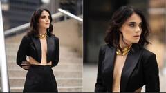 Bold: વિના શર્ટ ક્રૉપ બ્લેઝર પહેરીને Radhika Madanએ બતાવ્યો બૉલ્ડ લૂક, ફેન્સ રહી ગયા જોતા..........