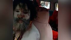 Mob attacks sadhus in Maharashtra's Sangli | ABP News