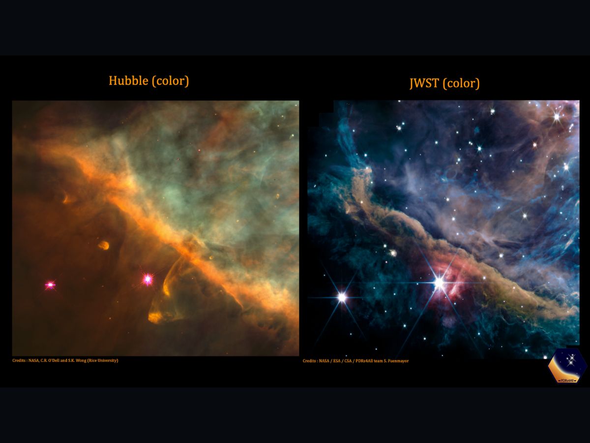 James Webb Space Telescope Captures Inner Region Of Orion Nebula. See PICS