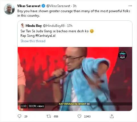 Watch : ਰੈਪਰ ਈਪੀਆਰ ਅਈਅਰ ਨੇ MTV ਹਸਲ 2.0 'ਤੇ ਆਪਣੇ ਨਵੇਂ ਟਰੈਕ 'ਚ 'ਸਰ ਤਨ ਸੇ ਜੁਦਾ' ਦਾ ਲਗਾਇਆ ਨਾਅਰਾ