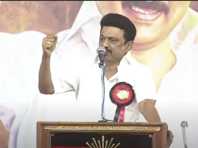 CM MK Stalin Speech Virudhunagar Presented Awards in the Name of Leaders to Executives CM Stalin Speech: உயர்ந்தவர் தாழ்ந்தவர் என பிரிப்பது ஆரிய மாடல்; எல்லோருக்குமானதுதான் திராவிட மாடல் - முதலமைச்சர் ஸ்டாலின்