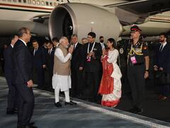 SCO Summit 2022: एससीओ सम्मेलन के लिए समरकंद पहुंचे प्रधानमंत्री नरेंद्र मोदी, उज्बेक पीएम ने किया स्वागत