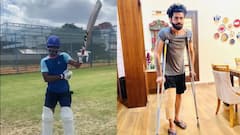 ব্যাট দিয়ে তলোয়ারবাজি! জাডেজাকে নকল করে দ্রুত আরোগ্য কামনা সাকারিয়ার, ভিডিও ভাইরাল