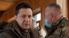 Ukraine President Volodymyr Zelenskyy meets with an accident; escapes with minor injuries | ABP News