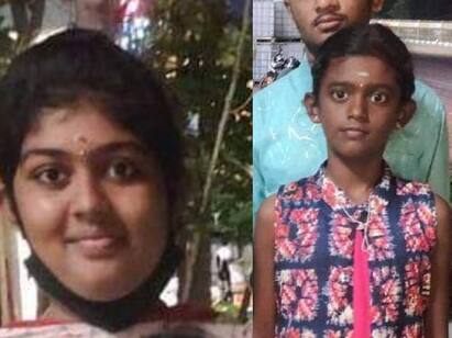 2 female students died in lorry accident while going to school Crime : பள்ளிக்கு செல்லும் வழியில் விபத்து: தந்தை கண்முன்னே பரிதாபமாக உயிரிழந்த 2 மகள்கள்!