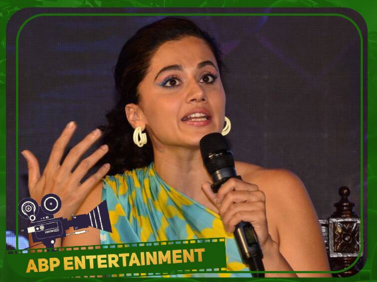Taapsee Pannu blasts reporter at event about Dobaaraa film Negative campaign Taapsee Pannu: முதல்ல ஹோம்வொர்க் பண்ணிட்டு வாங்க.. செய்தியாளரை வெளுத்துவாங்கிய டாப்ஸி!