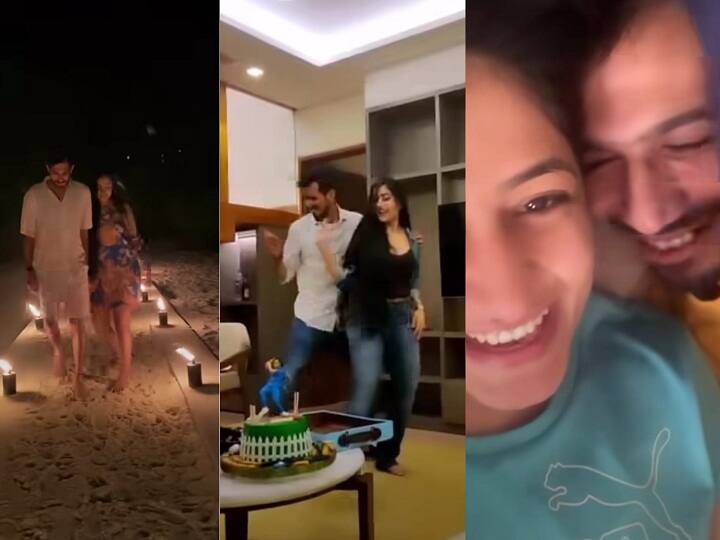Yuzvendra Chahal shares Video for Dhanashree Verma on trending song Dekha Ek Khwaab Laila Watch: युजवेंद्र चहल ने धनश्री के लिये शेयर किया प्यारा सा वीडियो, कैप्शन ने जीत लिया दिल