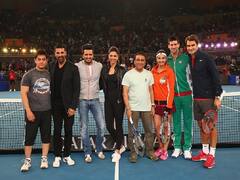 When Roger Federer Played Tennis With Aamir Khan, Deepika Padukone, Sunil Gavaskar In India | IN Pics