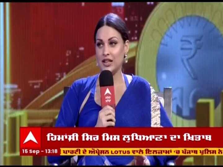 himanshi khurana arrives at abp sanjha program noor punjab da watch her full interview ਨੂਰ ਪੰਜਾਬ ਦਾ: ਹਿਮਾਂਸ਼ੀ ਖੁਰਾਣਾ ਨੂੰ ਕੰਮ ਨੂੰ ਲੈਕੇ ਸੁਣਨੇ ਪਏ ਤਾਹਨੇ, ਲੋਕਾਂ ਨੇ ਕਿਹਾ- ਇਹ ਤਾਂ ਨੱਚਣ ਵਾਲੀ ਹੈ