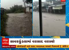 અમરેલી જિલ્લા સતત ઘોઘમાર વરસાદને કારણે જનજીવન પ્રભાવિત, નદીના પાણી દુકાનો સુઘી પોહચીયા