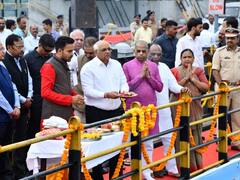 गुजरात में दो साल बाद सरदार सरोवर बांध का जलस्तर अधिकतम क्षमता तक पहुंचा, सीएम पटेल ने की पूजा