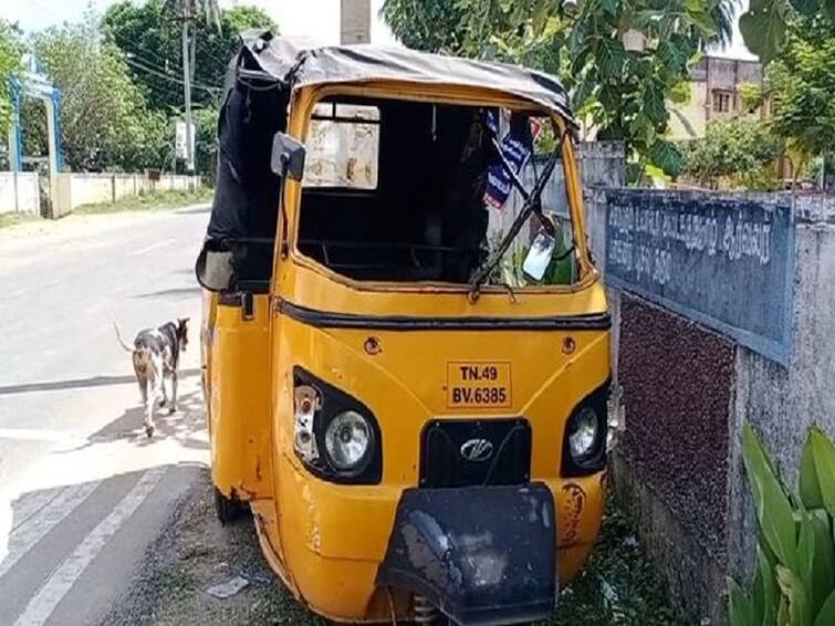 Drunken Youngster drove auto ricksaw and caused accident in Thanjavur Crime : மது போதையில் ஆட்டோவை இயக்கி விபத்தை ஏற்படுத்திய வாலிபரால் பரபரப்பு