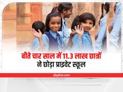 गुजरात में चार सालों में 11.3 लाख छात्रों ने छोड़ा प्राइवेट स्कूल, सरकारी विद्यालय में कराया एडमिशन