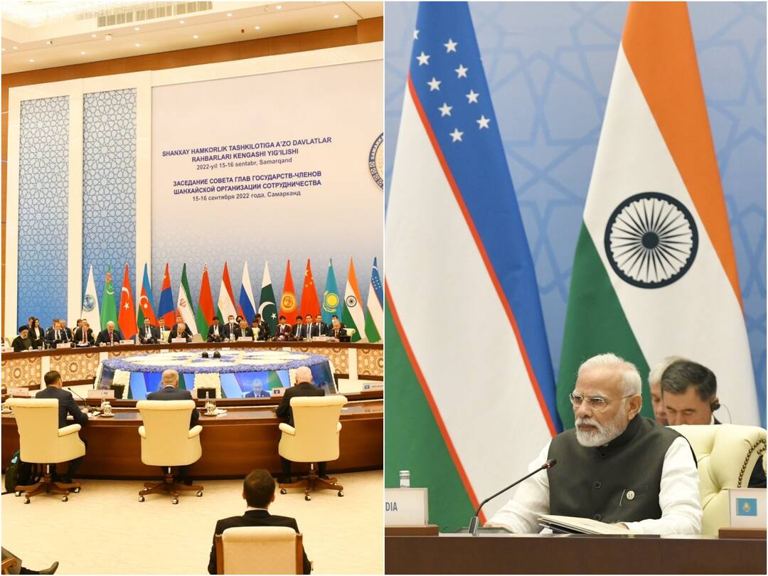 SCO Summit 2022 PM Modi Reiterates Vision To Transform India Into Manufacturing Hub Highlights Economic Growth SCO Summit 2022: భారత్‌లో 100కు పైగా యూనికార్న్‌లు, 70 వేల స్టార్టప్‌లు: మోదీ