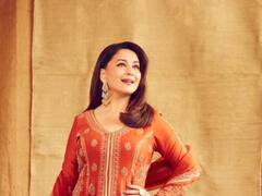 Madhuri Dixit Pics: माधुरी दीक्षितच्या सौंदर्याची चर्चा; फोटो पाहून चाहते घायाळ!