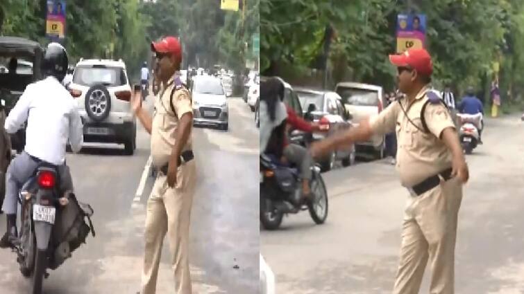 must not have seen such a unique way of controlling traffic before ਟ੍ਰੈਫਿਕ ਕੰਟਰੋਲ ਕਰਨ ਦਾ ਅਨੋਖਾ ਤਰੀਕਾ ਤੁਸੀਂ ਪਹਿਲਾਂ ਨਹੀਂ ਦੇਖਿਆ ਹੋਵੇਗਾ, ਦੇਹਰਾਦੂਨ ਪੁਲਿਸ ਜਵਾਨ ਦਾ ਵਾਇਰਲ ਹੋਇਆ ਵੀਡੀਓ