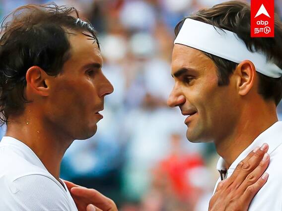 Roger Federer Retirement : போட்டினு வந்துட்டா விக்ரம் - வேதா! ஆனா நிஜத்துல! பெடரருக்காக உருகிய நடால்