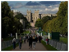 Football Star David Beckham Joins Thousands In Queue To Pay Tributes To Queen Elizabeth II In London. In Pics