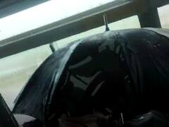 जर्जर बसों में बारिश का पूरा पानी आ रहा अंदर, छाता लगाए दिखे यात्री, वीडियो वायरल