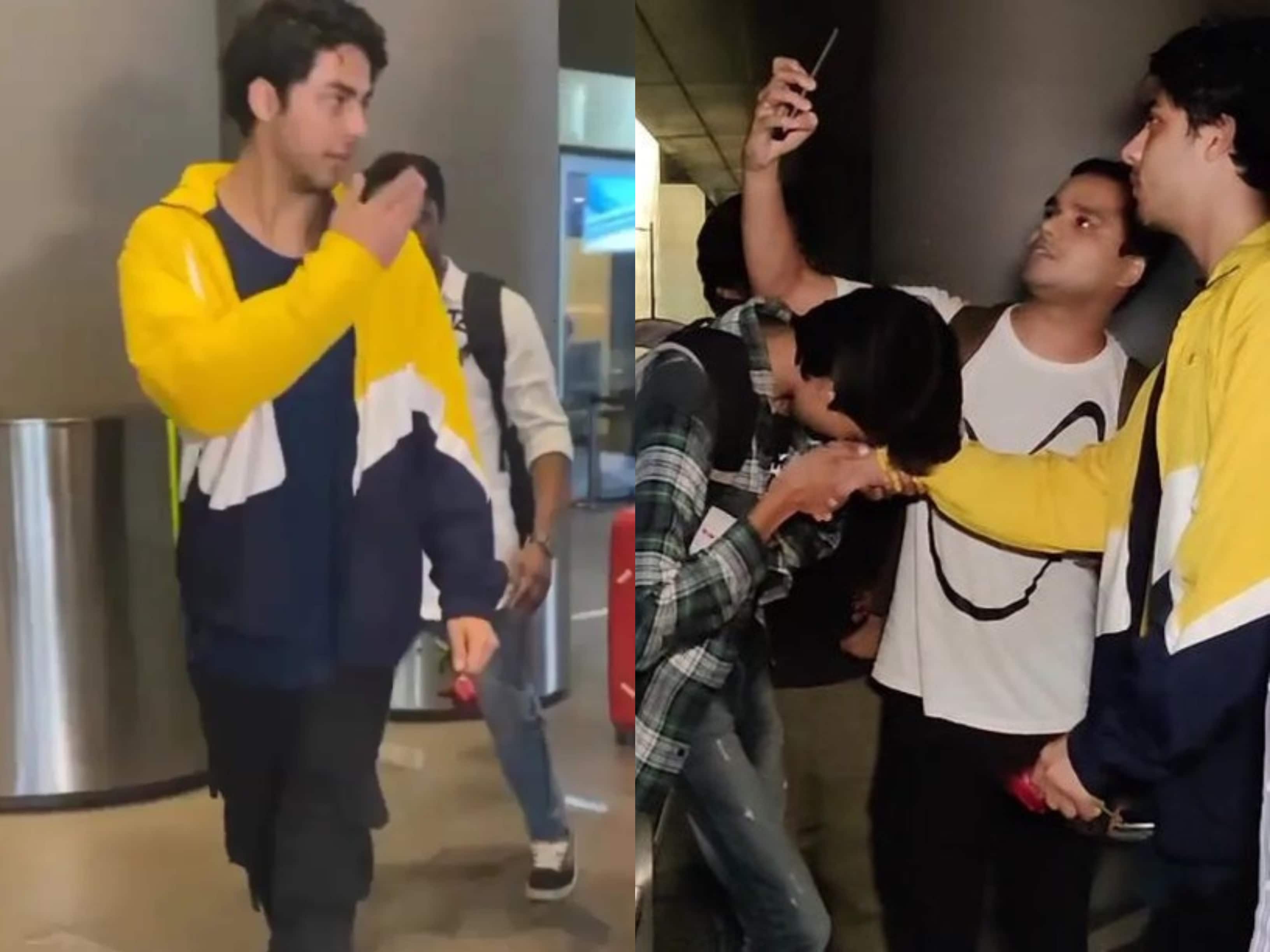 SRK's Son: एयरपोर्ट पर गुलाब देने वाले फैन को आर्यन खान ने किया सलाम, अंदाज देख लोगों को याद आए किंग खान