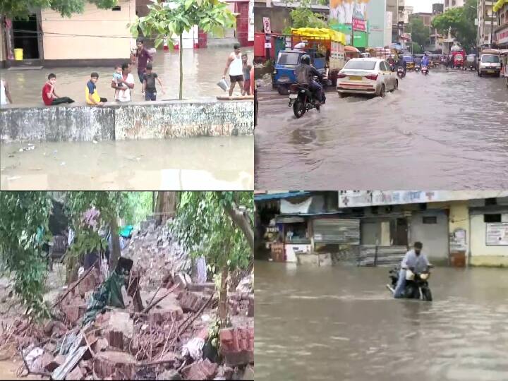 India Weather IMD Rainfall Alert in Maharashtra Heavy Rainfall in MP Waterlogging Delhi-NCR and Death in Lucknow Rainfall: एमपी और महाराष्ट्र में आसमानी आफत से लोग बेहाल, लखनऊ-उन्नाव में बारिश के चलते दीवार गिरने से 12 की मौत