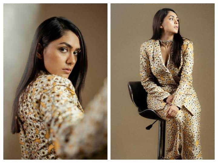 Mrunal Thakur Photos: બૉલીવુડ એક્ટ્રેસ મૃણાલ ઠાકુરે ઇન્સ્ટાગ્રામ પર પોતાની કેટલીક લેટેસ્ટ તસવીરો શેર કરી છે, જેમાં તેનો ક્લાસી લૂક જોવા મળી રહ્યો છે.