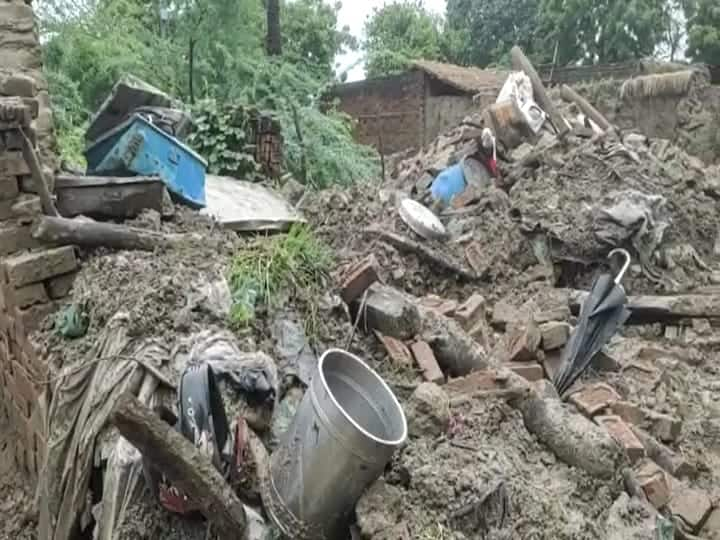 unnao Due to heavy rain a house collapsed 3 killed and 1 injured ann Unnao Rains: उन्नाव में आफत बनकर आई बारिश, कच्चा मकान ढहने से 3 बच्चों की मौत, एक घायल