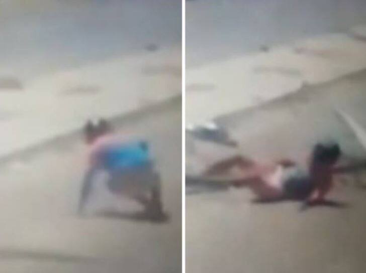 delhi police shared video and told important reason for wearing helmet 7 ਸਕਿੰਟਾਂ ਵਿੱਚ ਦੋ ਵਾਰੀ ਮੌਤ ਨੂੰ ਦਿੱਤਾ ਚਕਮਾ, ਵੀਡੀਓ ਵੇਖ ਹੋ ਜਾਵੋਗੇ ਹੈਰਾਨ