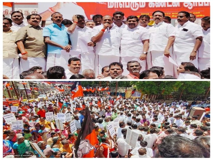 நெல்லை : திமுக திராவிட மாடல் அரசாங்கம் அல்ல, ஷாக் மாடல் அரசாங்கம்.. அதிமுக முன்னாள் எம்.எல்.ஏ