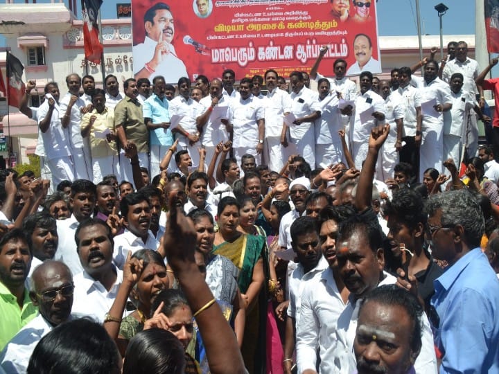 நெல்லை : திமுக திராவிட மாடல் அரசாங்கம் அல்ல, ஷாக் மாடல் அரசாங்கம்.. அதிமுக முன்னாள் எம்.எல்.ஏ