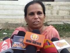 கரூரில் வீட்டை காலி செய்யக்கோரி தொந்தரவு.....கணவனை இழந்த பெண், பிள்ளைகளுடன் போராட்டம்