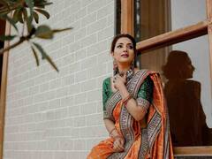 PHOTO : जरीच्या साडीत कशी सजून धजून... रुपाली भोसलेच्या सुंदर फोटोशूटवर खिळल्या साऱ्यांच्या नजरा!