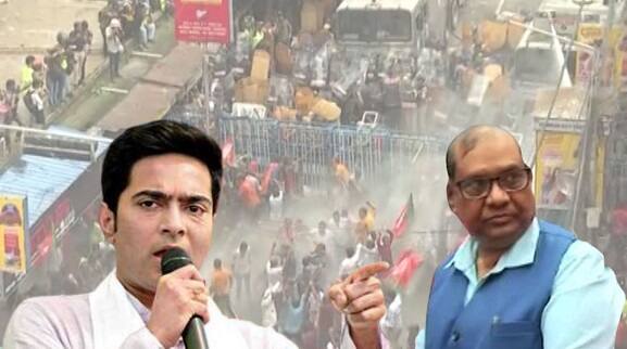 BJP Central Team attacks Abhishek Banerjee over latter's comment on Nabanna Abhiyan issue BJP : 