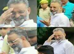 मऊ कोर्ट के बाहर लंबे असरे बाद दिखा माफिया मुख्तार अंसारी का पूराना अंदाज, देखें वीडियो