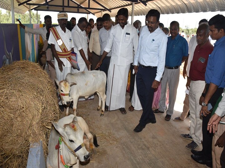 ஓராண்டு நிறைவு நாள்... விருட்ச வனத்தில் மாணவர்களுக்கு விளக்கம் அளித்த தஞ்சை கலெக்டர்!