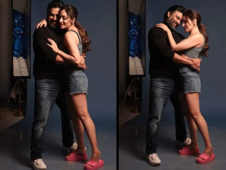 Dhokha D Corner starrer R Madhavan and khushali kumar romantic video goes viral, watch here इस एक्ट्रेस के साथ ऑन कैमरा रोमांटिक हुए आर माधवन, वीडियो हो गया वायरल