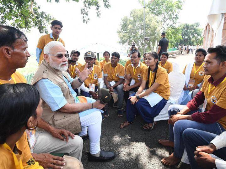 Cheetahs are our guests; we should give them a few months to make Kuno national park their home, said PM Modi. (Source: Twitter@narendramodi)