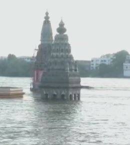 चंद्रभागा नदीची पाणी पातळी वाढली