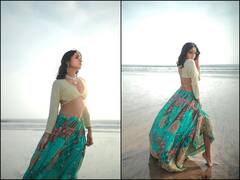 लहंगा-चोली में कनिका मान ने समंदर के किनारे दिखाया अपना जलवा, तस्वीरें देख धड़कने लगेगा फैंस का दिल