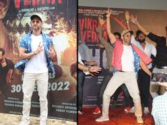 तस्वीर खिंचवाई और जमकर किया डांस, Vikram Vedha के प्रमोशन के दौरान फैंस संग ऋतिक ने की जमकर मस्ती
