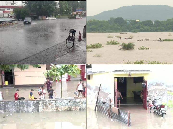 India Weather IMD Rainfall Alert in MP Heavy Rainfall Waterlogging Yellow Alert in UP Uttarakhand Rainfall: देश के कई हिस्सों में आफत की बारिश जारी, यूपी-उत्तराखंड में येलो अलर्ट, जानिए दूसरे राज्यों के मौसम का हाल