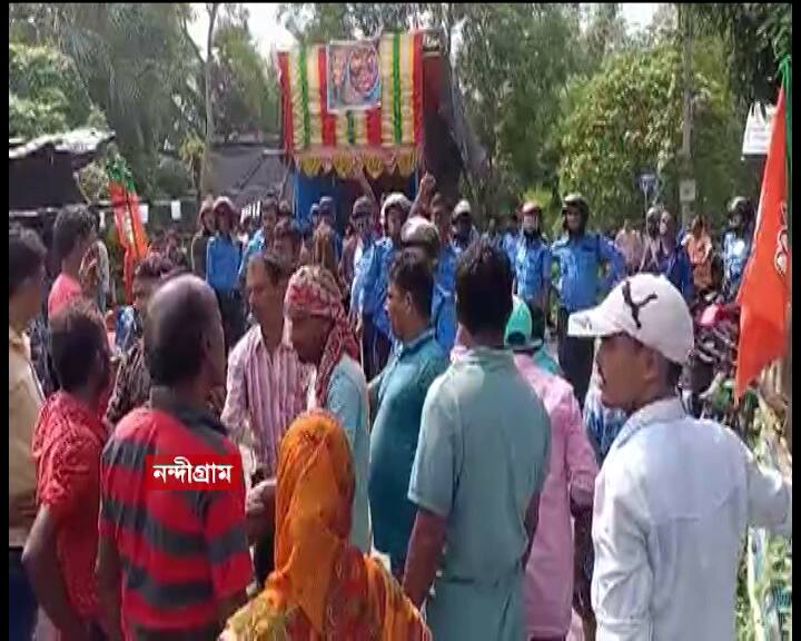 Purba Medinipur Nandigram TMC BJP clash with each other of bringing outsiders during cooperative elections Nandigram News: বহিরাগত ঢোকানোর অভিযোগ, নন্দীগ্রামে সমবায় সমিতি নির্বাচন  ঘিরে তুলকালাম, মুখোমুখি তৃণমূল-বিজেপি