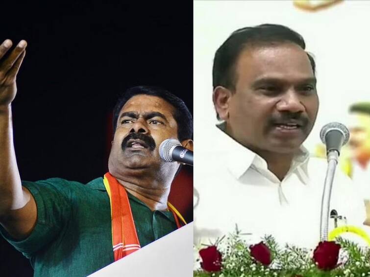 Hinduism Controversy :DMK MP A.Raja about Hindu Religion says NTK Seeman அண்ணன் ஆ.ராசாவை குறிவைத்து தாக்கினால்... ஆவேசமாக அறிக்கை வெளியிட்ட சீமான்...!