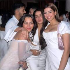 जाह्नवी और खुशी ने जमकर की नाइट पार्टी, व्हाइट ड्रेस में अनुराग कश्यप की बेटी दिखीं बेहद ग्लैमरस