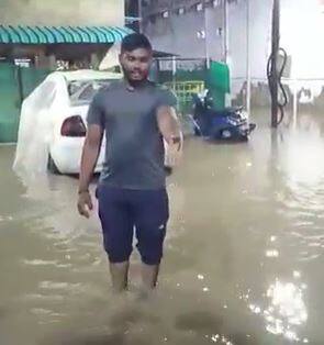 अकोला जिल्ह्यात जोरदार पावसाची हजेरी