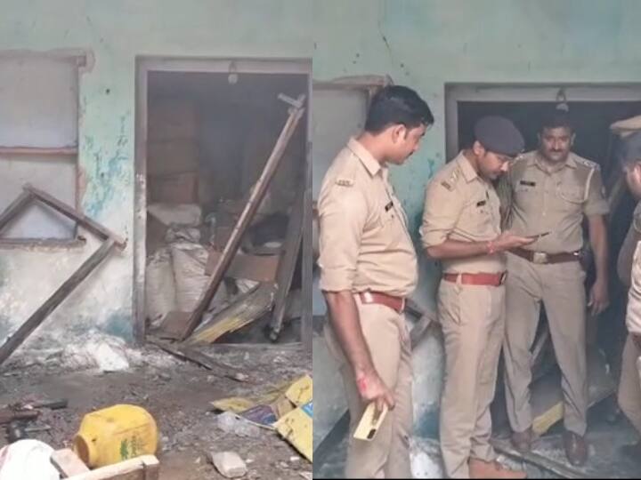 Baghpat Four people Injured while making firecrackers in  house in Baghpat up ANN Baghpat News: बागपत के एक मकान में पटाखे बनाते समय जबरदस्त धमाका, चार लोग झुलसे
