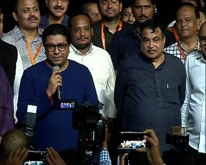 mns president raj thackeray meets bjp leader nitin gadkari in nagpur  नितीन गडकरी आणि माझे विचार भव्य-दिव्य, त्यामुळे आमचे विचार जुळतात: राज ठाकरे 