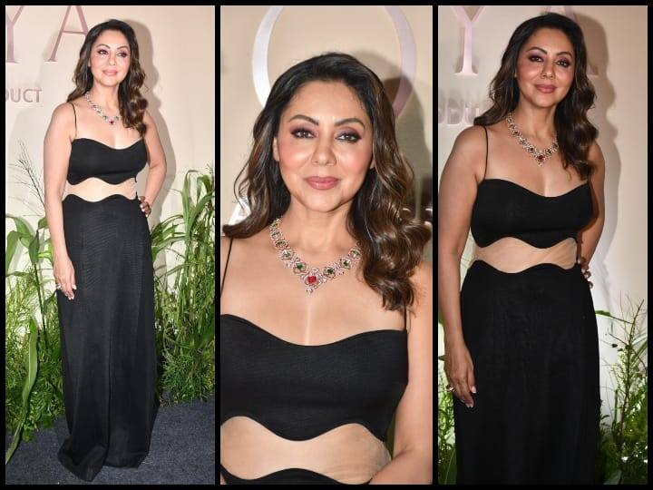 ਇਸ ਦੌਰਾਨ ਉਹ ਨੂਡਲ ਸਟ੍ਰੈਪ ਦੇ ਨਾਲ ਬਲੈਕ ਮੈਕਸੀ ਡਰੈੱਸ 'ਚ ਨਜ਼ਰ ਆਈ। ਉਸਨੇ ਆਪਣੇ ਵਾਲਾਂ ਨੂੰ ਖੁੱਲਾ ਛੱਡ ਦਿੱਤਾ ਅਤੇ ਇਸ ਨੂੰ ਨਰਮ ਤਰੰਗਾਂ ਵਿੱਚ ਸਟਾਈਲ ਕੀਤਾ।